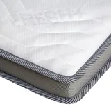 Topper 180x200 cm 11 cm hoch H3 Matratzentopper Matratzenauflage aus Kaltschaum mit 7 Zonen, für alle Matratzen & Betten geeignet