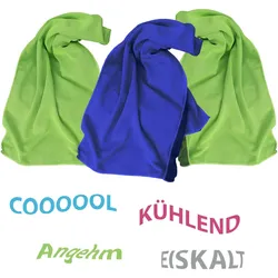 Muxel Das Sporthandtuch, Kühltuch in der praktischen Tasche - ultraleicht, kühlend, schnelltrocknend 3 Fitnesstücher im Set