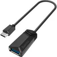 Hama USB-OTG-Adapter, USB-C-Stecker - USB-Buchse, USB 3.2 Gen1, 5 Gbit/s