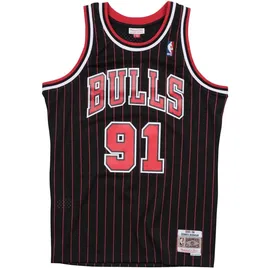 Mitchell & Ness NBA Chicago Bulls Dennis Rodman Trikot Herren, schwarz/rot, M - M