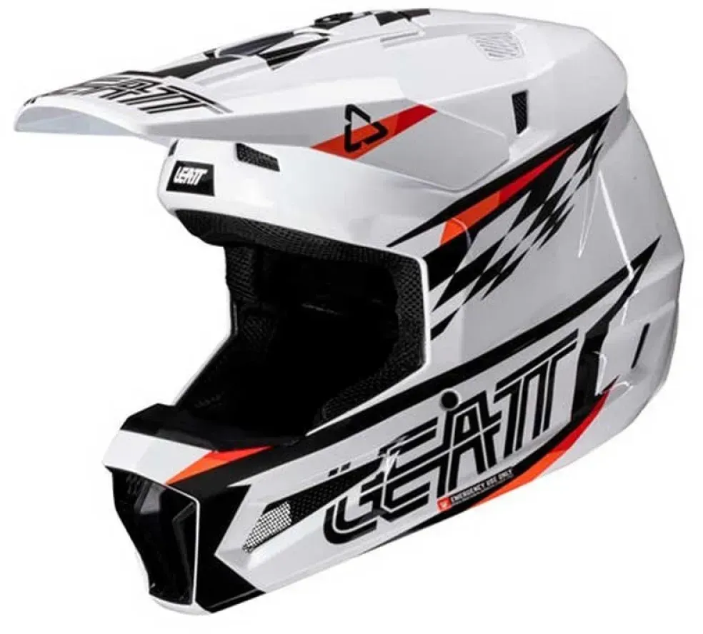 Leatt 3.5 V25 Offroad-helm - White - 2XL