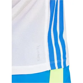 Adidas Adizero Retro Running T-Shirt White / Lucid Lemon M