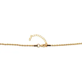 Adelia's Kordelkette Unisex Edelstahl Gold 45 cm