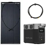 ECOFLOW Delta 2 0% MwSt §12 III UstG 1024Wh Portable Powerstation mit 100W Solar...