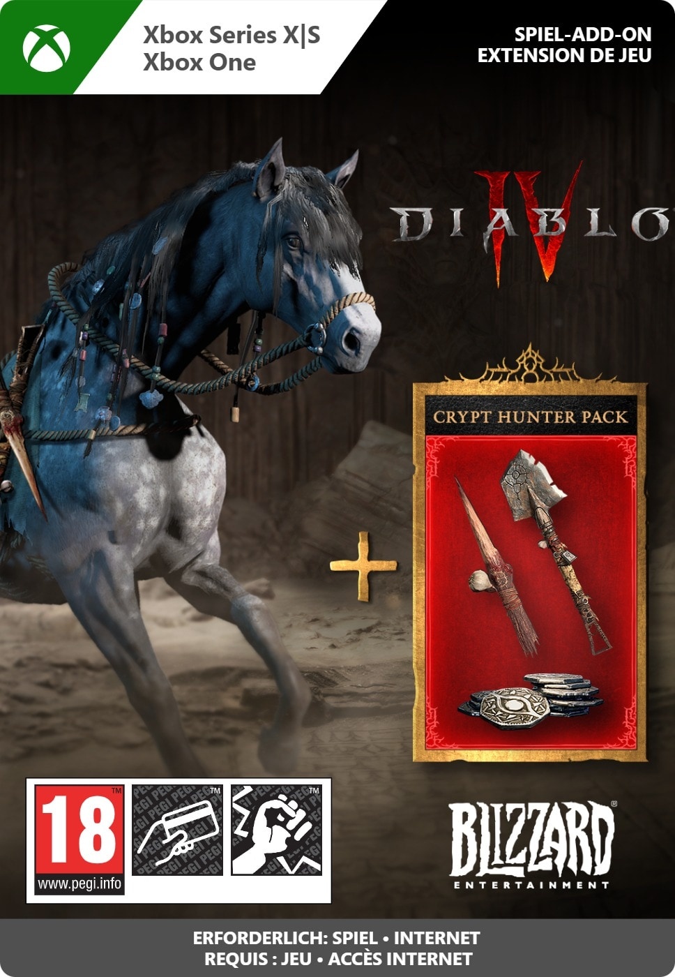 Xbox Diablo IV Crypt Hunter Pack Download Code (Xbox) zum Sofortdownload