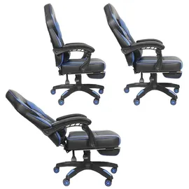 MuCoLa Gaming Chair 93703 schwarz/blau