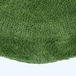 Homescapes Badematte Flaschengrün Ø 80 cm