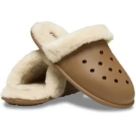 Crocs Classic Fuzz Scuff Pantoffeln Braun 41