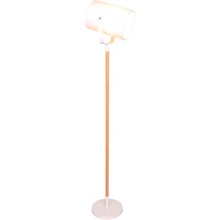 SalesFever Stehlampe »Varg«, 1 flammig-flammig, mit schwenkbarem Stoffschirm, weiß