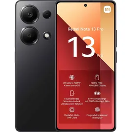 Xiaomi Redmi Note 13 Pro 4G 8 GB RAM 256 GB Midnight Black