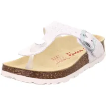 superfit Fussbettpantoffel Silber/Weiß 29 EU