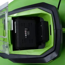 vidaXL Akku-Rasenmäher 37 cm inkl. 2 x 2,0 Ah