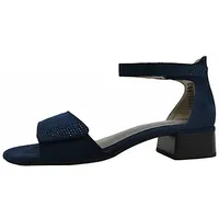 Jana Damen Schuhe H-Weite Komfort Absatzsandalen 8-28261-20 Navy - Blau