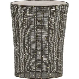 GUTMANN FACTORY Beistelltisch 65759, mit dekorativen goldfarbenen Details silberfarben