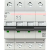 AEG EN63NC20 EN63N C20 Leitungsschutzschalter 6kA, C-Charakteristik, 20A, 3P+N