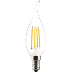 Müller Licht Retro LED-Filament Leuchtmittel Kerzenform 4.5W=40W E14 2700K (Warm...