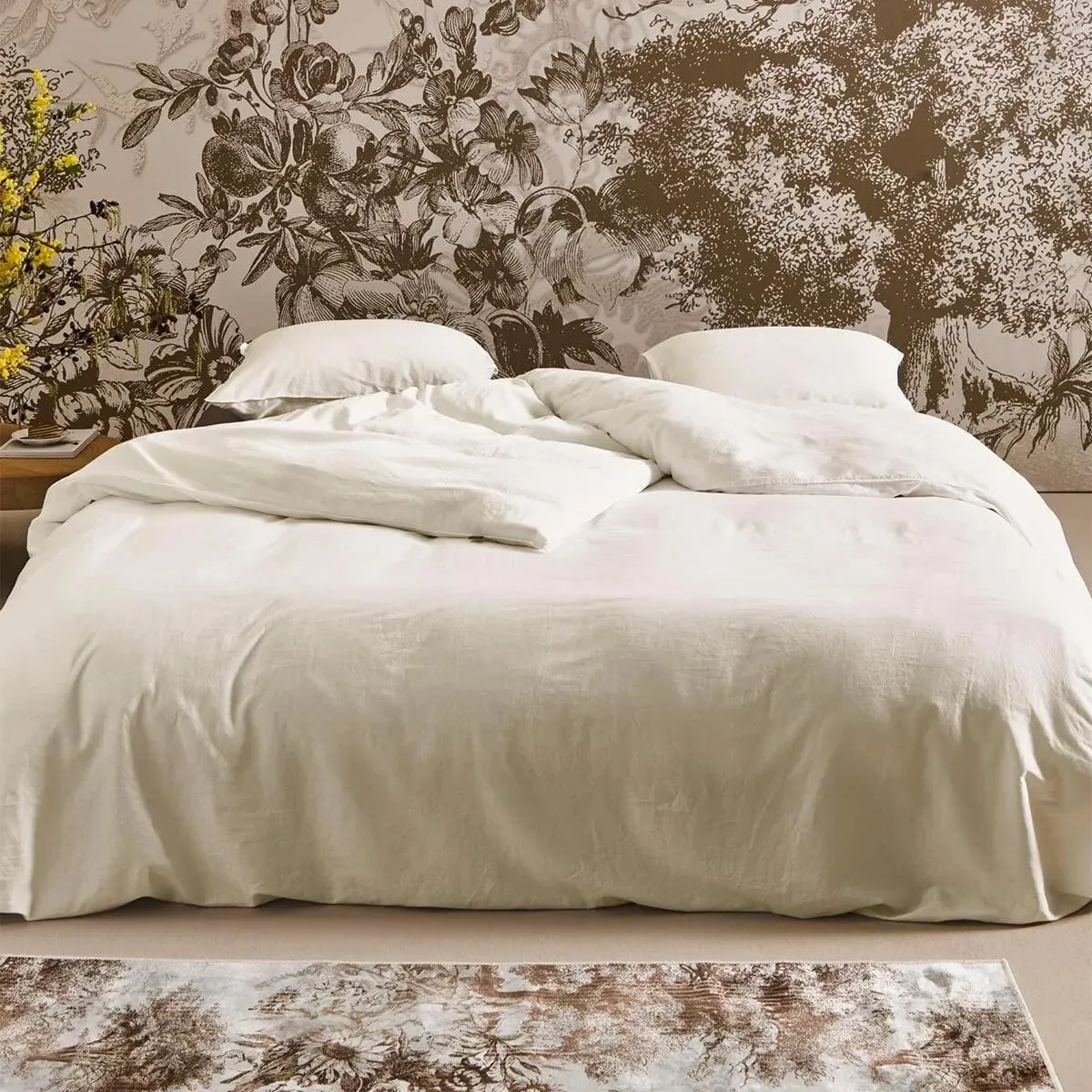 Essenza Mako-Satin Bettwäsche Minte Kissenbezug einzeln 40x80 cm | oyster - beige