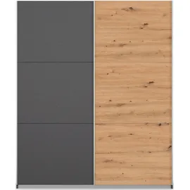 Rauch Schwebetürenschrank Acton 175 x 210 x 59 cm Grau