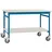 Manuflex Beistelltisch Melamin 750 x 500 x 850 mm Brillantblau