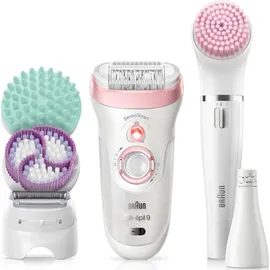 Braun Silk-épil Beauty Set 9 9/985 BS Wet & Dry weiß/rosa