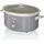 Swan SF17031GRNEU Slow Cooker 6,5L, Antihaft-Keramisches PFOA- und PTFE-freies, Vintage, Grau, 320W