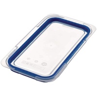 Araven Deckel für GN1/3 Lebensmittelbehälter, Blau, 6 Stück