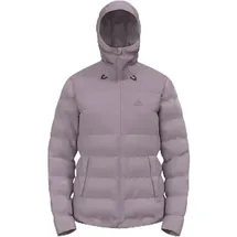 Odlo Damen Regenjacke Severin N-thermic Hooded I Wasserdichte Hardshell Wanderjacke Outdoor Jacket, Gray Ridge, M EU