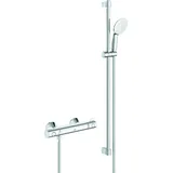 Grohe Grohtherm 800 Thermostat-Brausebatterie mit Brausegarnitur 900mm Chrom 34566002