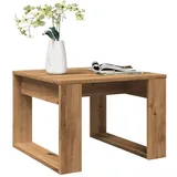 vidaXL Beistelltisch Artisan-Eiche Braun 50 x 50 x 35 cm