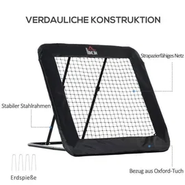 Homcom Fussball Rebounder 128L x 118B x 120H cm