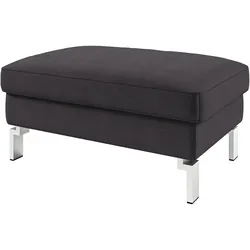 Polsterhocker 3C CANDY "Lecce", grau, B:90cm H:45cm, Hocker, Passend zur Serie Lecce