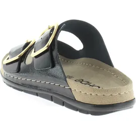 ROHDE Damen Pantolette Schnalle Memoryfußbett Rodigo-D 5877, Größe:41 EU, Farbe:Schwarz - 41