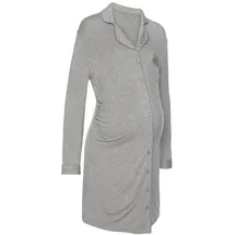 LASCANA Damen Umstandsnachthemd grau Gr.32/34