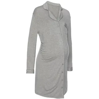 LASCANA Damen Umstandsnachthemd grau Gr.32/34
