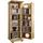 VCM Engalo CD-Regal 31 x 31 x 93 cm Braun