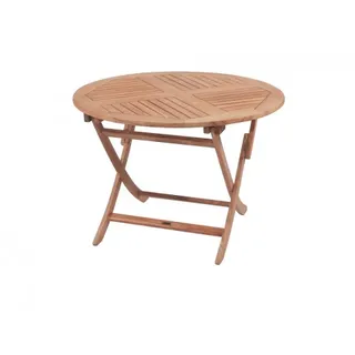 Zebra Technologies Poker Klapptisch Ø 110 x 74 cm braun