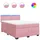 vidaXL Boxspringbett 140 x 200 cm Rosa