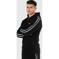 Herren Zip Hoodie Miran Schwarz SCHWARZ M