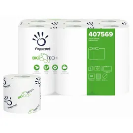 PAPERNET Toilettenpapier 407569 2-lagig 165 Blatt 96 Rollen