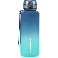 UZSPACE 1,5L Sport Trinkflasche, BPA Frei Große Trinkflasche 1.500ml, Auslaufsicher Wasserflasche für Sport, Fahrrad & Outdooraktivitäten