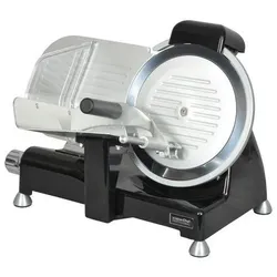 Aufschnittmaschine Pro 140w 12,1kg Korpus Gusseisen Alu Klinge 25,5cm Edelstahl Schutz - Kcptr250n - Nicht intensive Nutzung - Kitchenchef