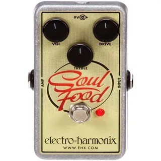Electro-Harmonix Soul Food Overdrive (E-Gitarre), Effektpedal, Transparent