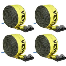 Vevor Spanngurte 96 x 94 mm 2,7 T Tragfähigkeit 8,2 T Bruchfestigkeit Gelb (4er-Pack)