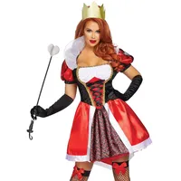 LegAvenue Wonderland Queen Fairytales red, black