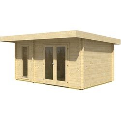 Lasita Maja Holz Gartenhaus Chameleon | 510 cm | Lichtgrau