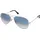 Ray-Ban Aviator Large Metal RB3025 003/3F 58-14 polished silver/light blue