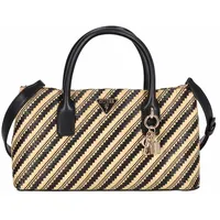 GUESS Simona Small Satchel natural/black