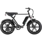 Greenstreet E-Bike Fat Tire California 250 W 20 Zoll schwarz