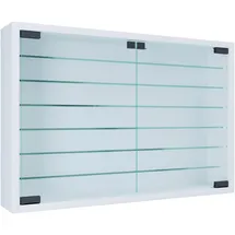 VCM Hängevitrine Mandosa XL 60 x 40 x 10 cm Weiß