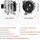 Vevor Autolichtmaschine 11185, für Chevrolet Impala LS, LT 3,5 l 2006–2011, Impala LTZ 3,9 l 2009–2010, Monte Carlo V6 2006–2007, Kfz-Ersatzlichtmaschine 0124425102, 0124425032, 10335497